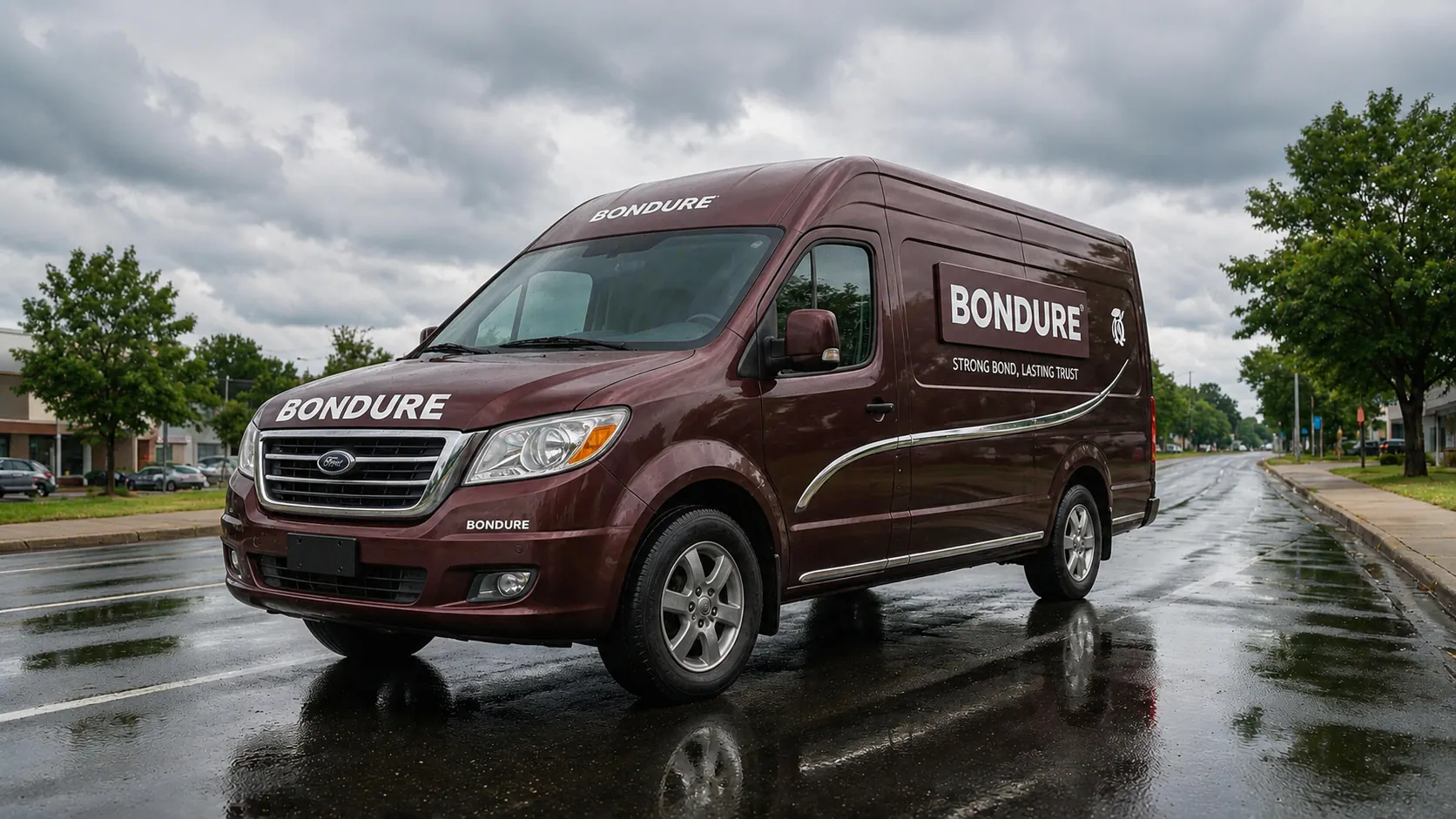Bondure mobile technical unit van on site